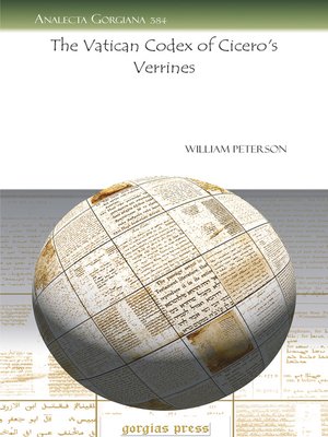 cover image of The Vatican Codex of Cicero's Verrines